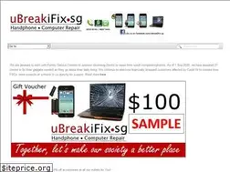 Sites similar to ubreakifix.sg