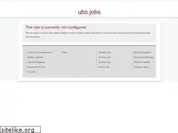 Sites similar to ubs.jobs
