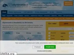 Sites similar to ubytko123.sk