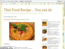 Sites similar to ucan-thaifood.blogspot.com