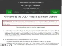 Sites similar to uclaheapssettlement.com