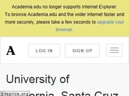 Sites similar to ucsc.academia.edu