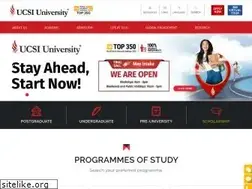 Sites similar to ucsiuniversity.edu.my