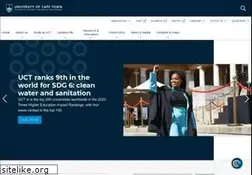 Sites similar to uct.ac.za