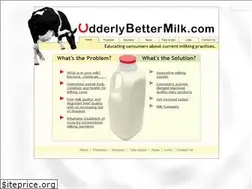 Sites similar to udderlybettermilk.com