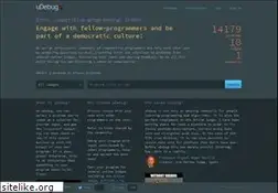 Sites similar to udebug.com