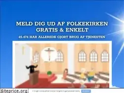 Sites similar to udmeldelsefolkekirken.dk