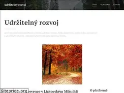 Sites similar to udrzitelny-rozvoj.webnode.cz