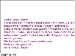 Sites similar to ue-ticket.de