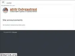 Sites similar to ue.hitit.edu.tr