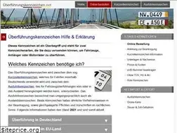 Sites similar to ueberfuehrungskennzeichen.net