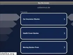 Sites similar to uebermut.de