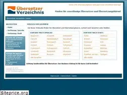 Sites similar to uebersetzer-verzeichnis.com