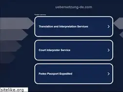 Sites similar to uebersetzung-de.com