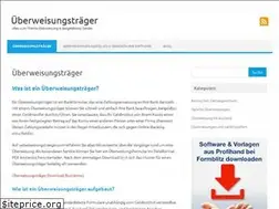 Sites similar to ueberweisungstraeger.com