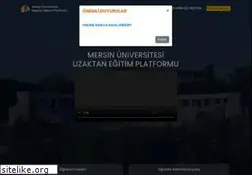 Sites similar to uedestek.mersin.edu.tr