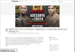 Sites similar to ufc-253-live-stream.peatix.com