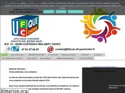 Sites similar to ufc-quechoisir-92sud.fr