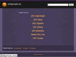 Sites similar to ufcfightnight.net