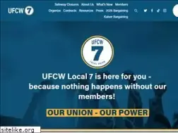 Sites similar to ufcw7.org