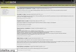 Sites similar to ugbox.net