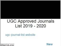 Sites similar to ugc-journal-list.website