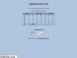 Sites similar to ugekalender.com