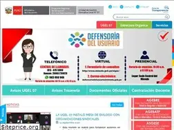 Sites similar to ugel07.gob.pe