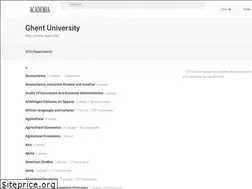 Sites similar to ugent.academia.edu