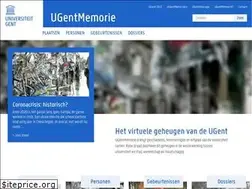Sites similar to ugentmemorie.be