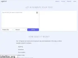 Sites similar to uglot.ai
