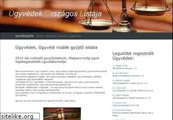 Sites similar to ugyvedlista.hu