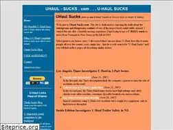 Sites similar to uhaul-sucks.com
