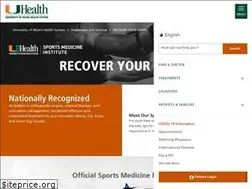 Sites similar to uhealthsportsmedicine.com