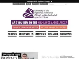 Sites similar to uhi.ac.uk
