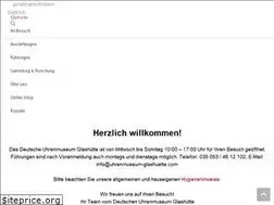 Sites similar to uhrenmuseum-glashuette.com
