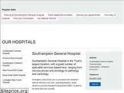Sites similar to uhs.nhs.uk
