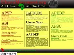 Sites similar to uhurumovement.org