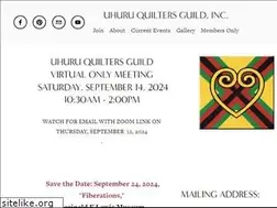 Sites similar to uhuruquiltersguild.org
