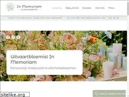 Sites similar to uitvaartbloemistinmemoriam.nl
