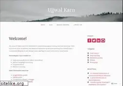 Sites similar to ujjwalkarn.me