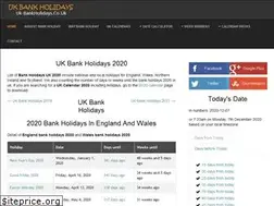 Sites similar to uk-bankholidays.co.uk