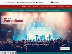 Sites similar to uk.patronbase.com