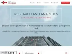 Sites similar to uk.sganalytics.com
