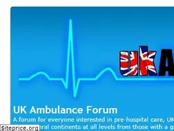 Sites similar to ukambulanceforum.com