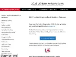 Sites similar to ukbankholidaydates.co.uk