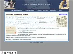 Sites similar to ukbaptisms.net