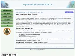 Sites similar to ukbaptisms.org