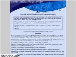 Sites similar to ukbirth-adoptionregister.com
