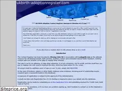 Sites similar to ukbirthadoptionregister.com